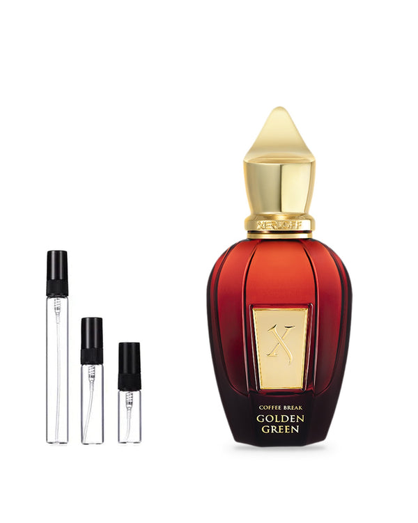 Xerjoff Golden Green sample – decant in a glass spray vial (2, 5 or 10 ml)