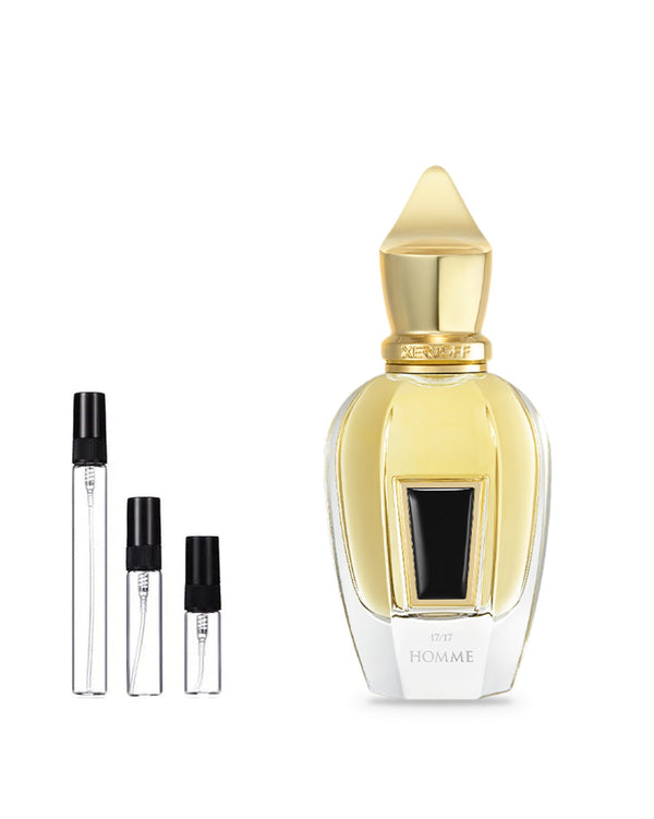 Xerjoff Homme sample – decant in a glass spray vial (2, 5 or 10 ml)