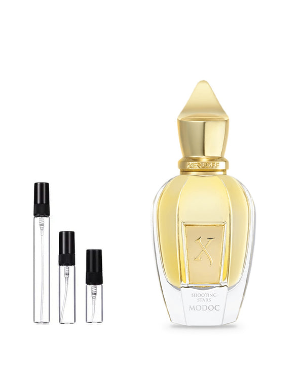 Xerjoff Modoc sample – decant in a glass spray vial (2, 5 or 10 ml)