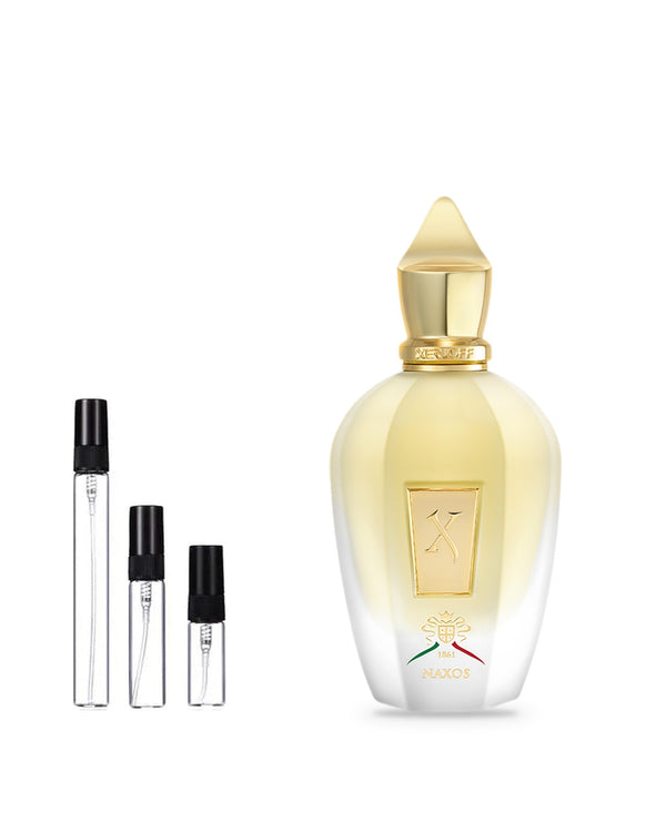 Xerjoff Naxos sample – decant in a glass spray vial (2, 5 or 10 ml)