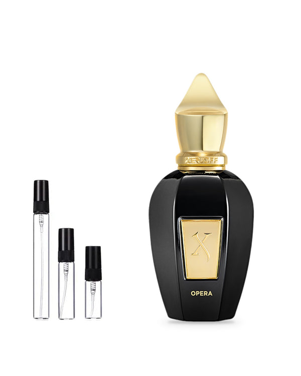 Xerjoff Opera sample – decant in a glass spray vial (2, 5 or 10 ml)