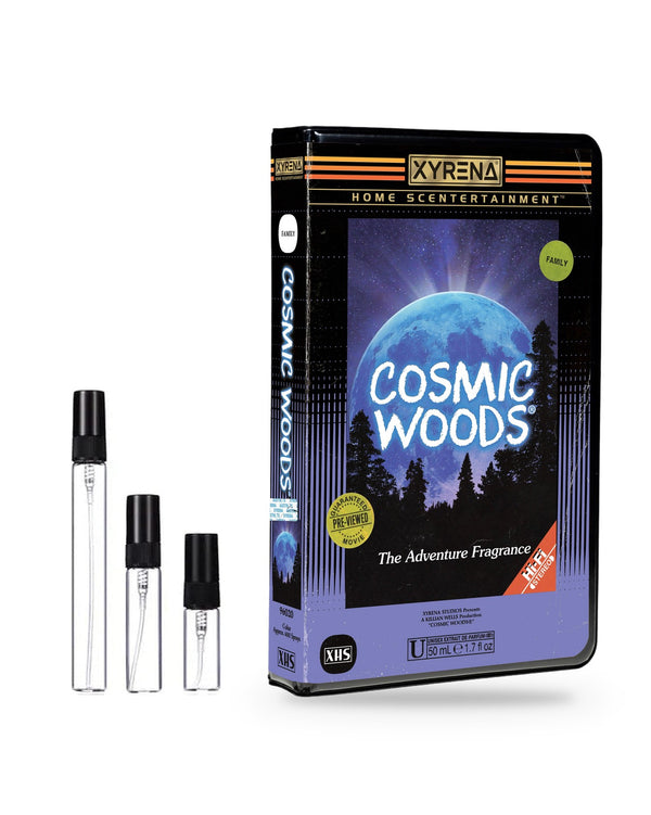 Xyrena Cosmic Woods sample – decant in a glass spray vial (2, 5 or 10 ml)