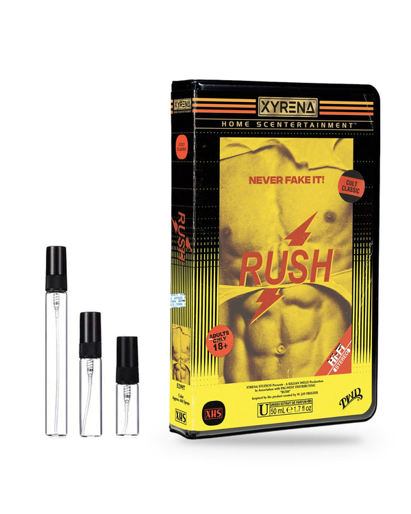 Xyrena Rush sample – decant in a glass spray vial (2, 5 or 10 ml)