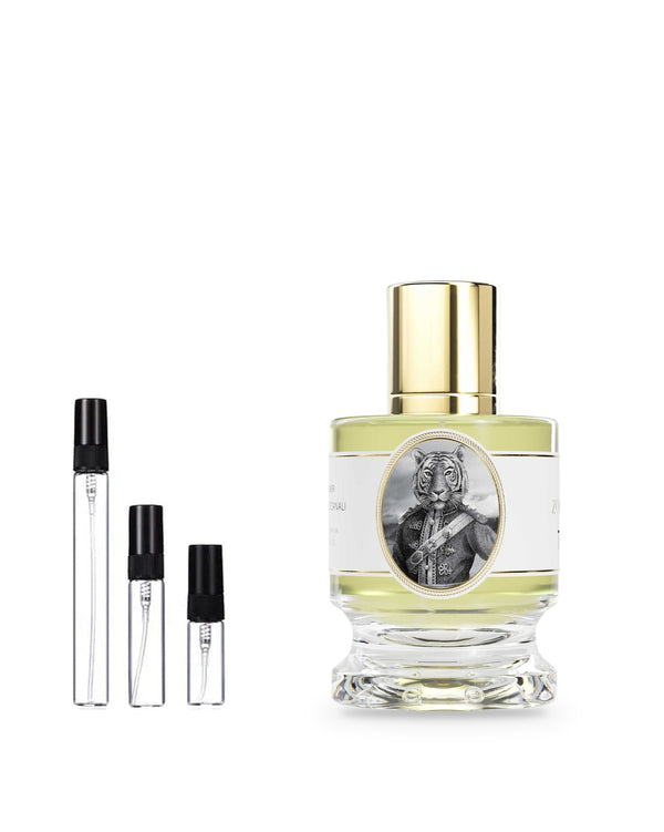 Zoologist Tiger Deluxe sample – decant in a glass spray vial (2, 5 or 10 ml)